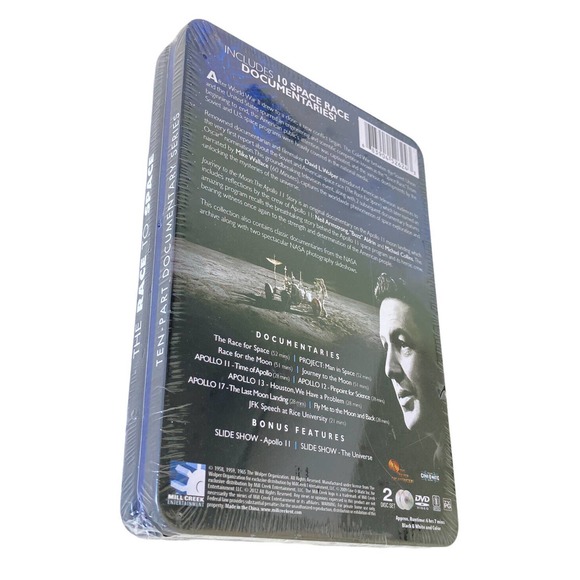2-Disc DVD Set The Race to Space: America's Greatest Journey in Tin Case SEALED! - Picture 4 of 6